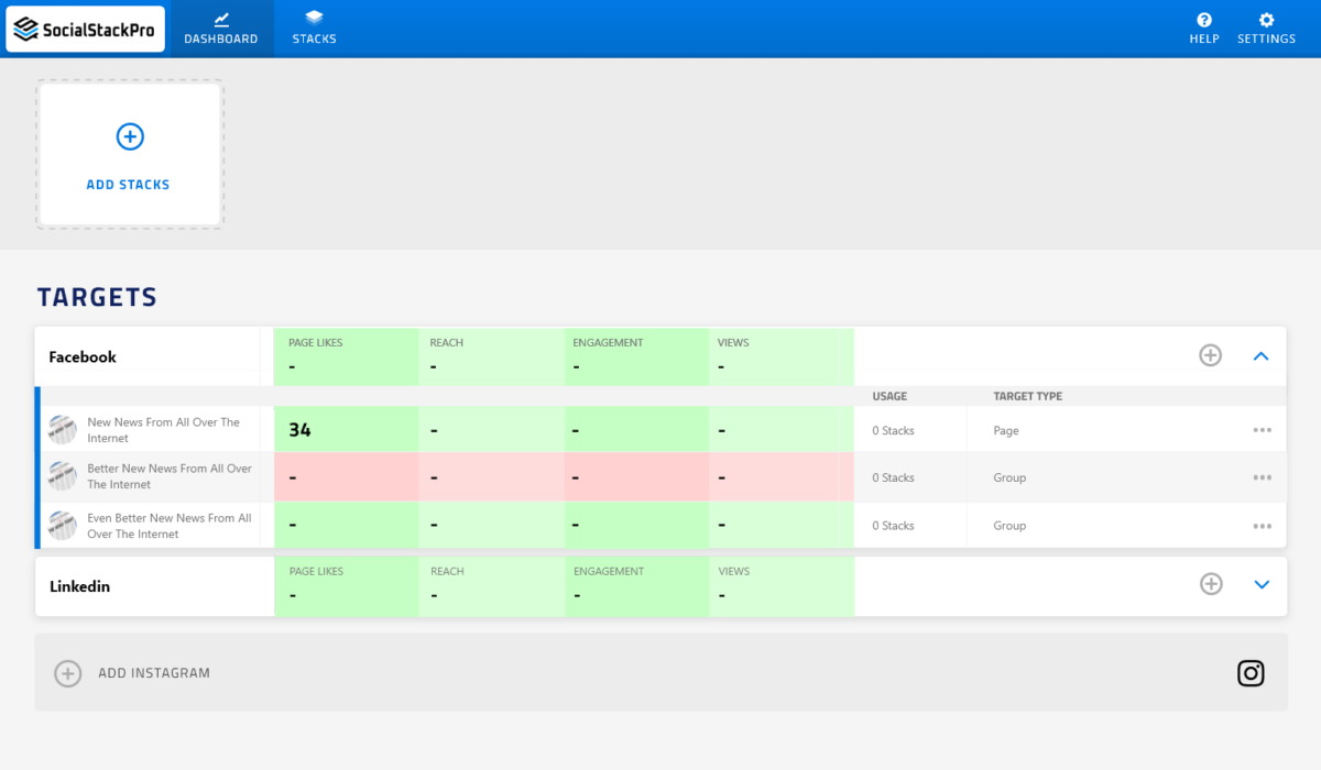 Dashboard – 1