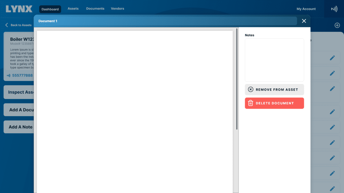 Asset – View Document